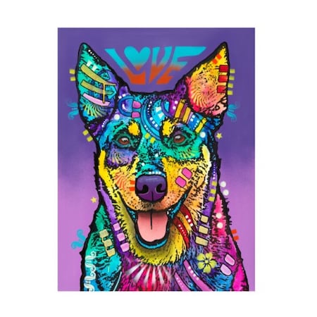 Trademark Fine Art Dean Russo- Exclusive 'Rocky Stencil' Canvas Art, 24x32 ALI47721-C2432GG